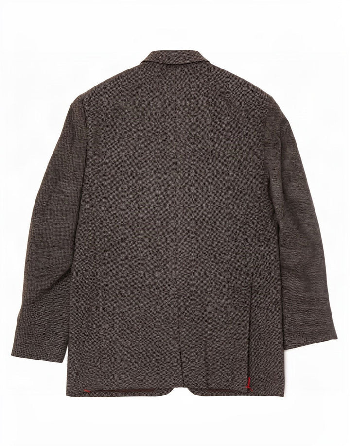 Giacca blazer a 2 bottoni da uomo Marks & Spencer UK 40 lana grigio medio