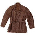 Giacca in pelle da uomo VINTAGE IT 50 Large in pelle marrone