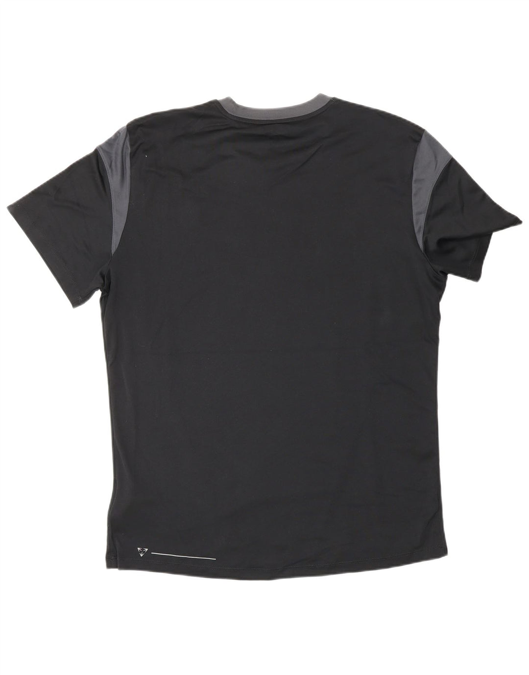 T-shirt da uomo UMBRO Top grande in poliestere color block nero