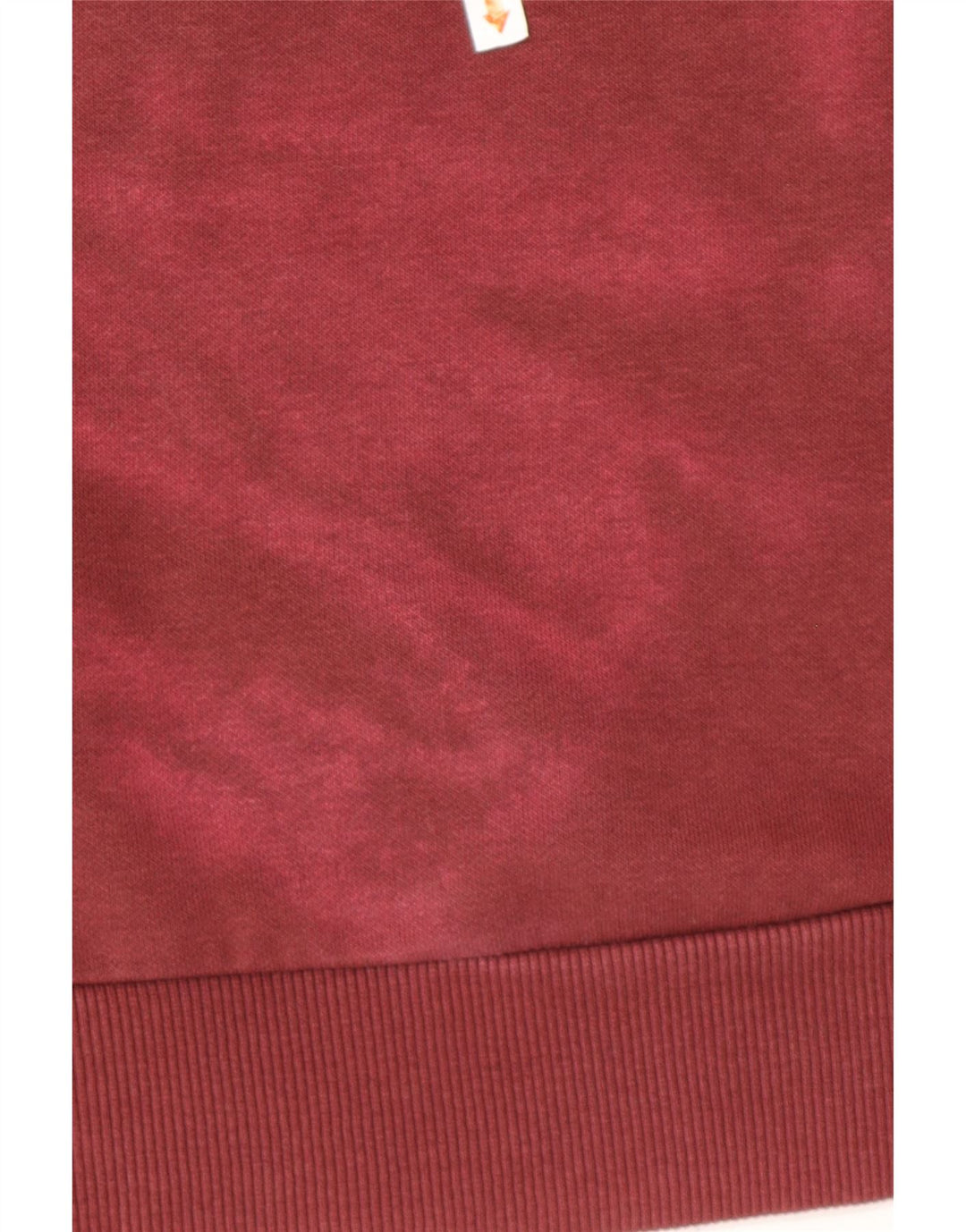JACK & JONES Mens Graphic Hoodie Jumper Small Maroon Cotton