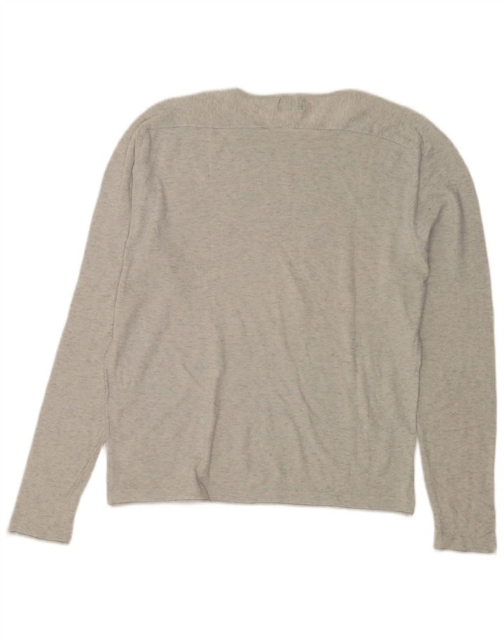 Top Zara da uomo a maniche lunghe XL grigio