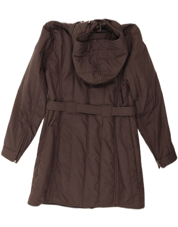 Cappotto imbottito con cappuccio da donna Refrigiwear IT 46 Large in nylon kaki