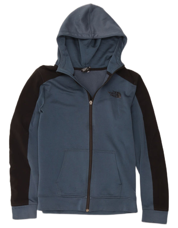 Felpa con cappuccio e zip per ragazzi The North Face 14-15 anni XL Blu Colourblock