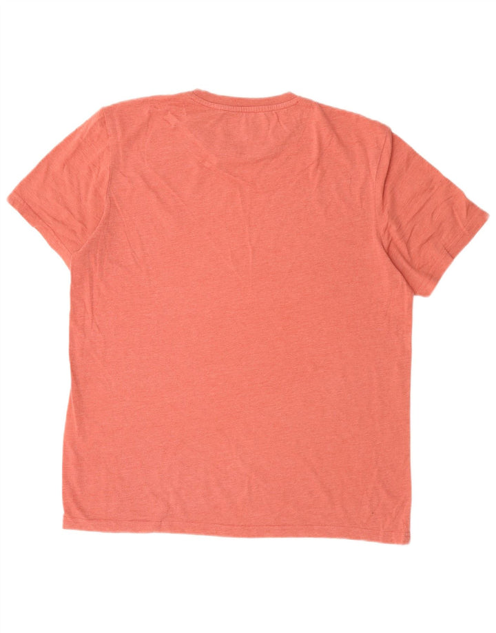 Lyle & Scott T-shirt da uomo Top grande rosa in poliestere