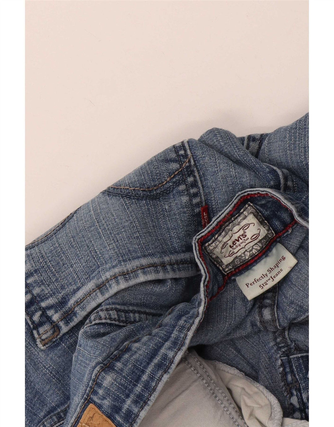 Bermuda slim in denim 512 Levi's da donna W34 grande blu