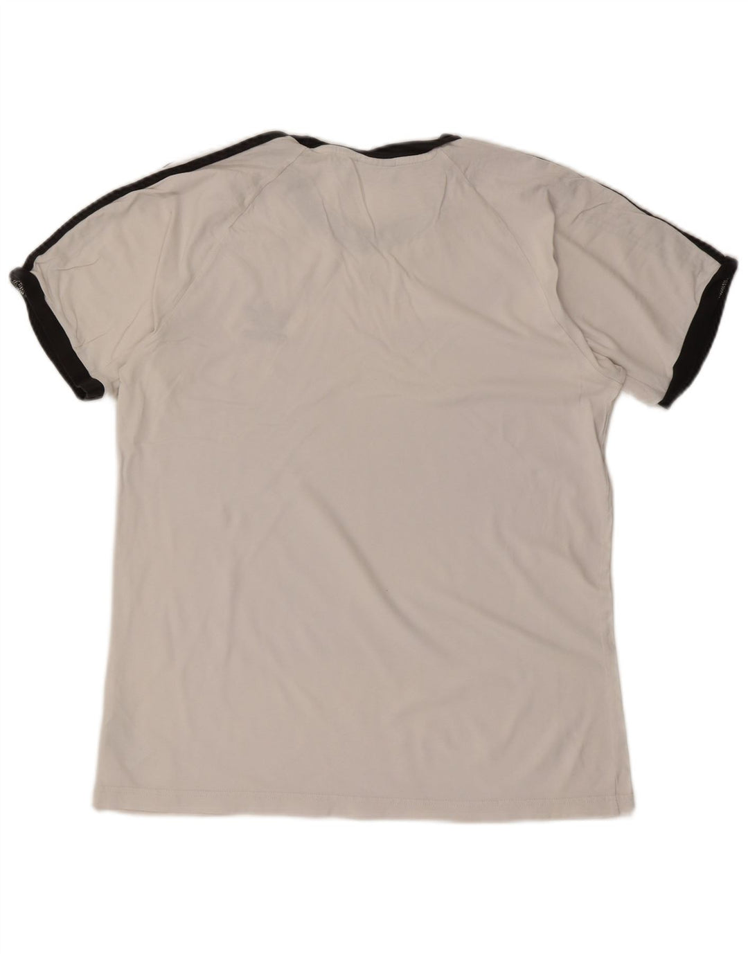 T-shirt da uomo ADIDAS Top grande in cotone bianco