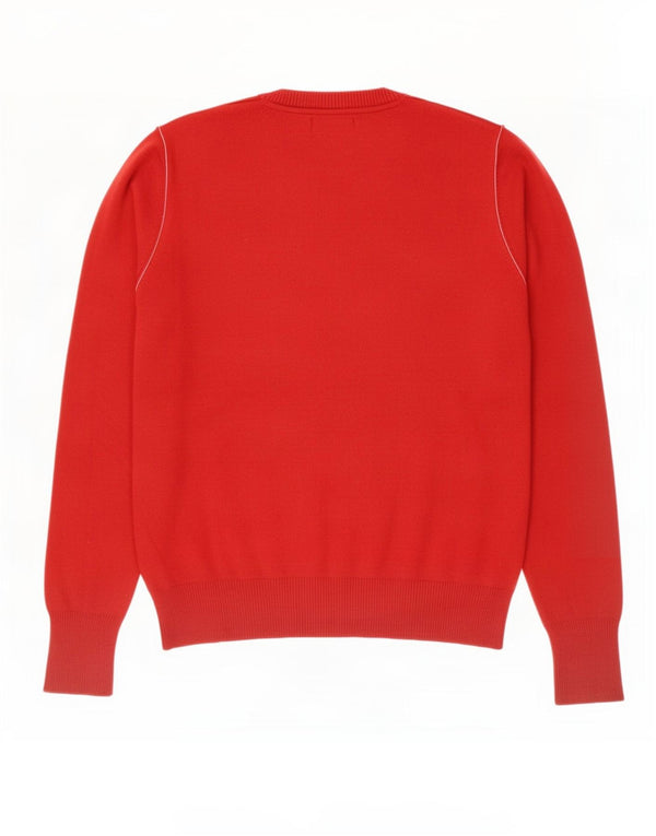 Maglione maglione da uomo con scollo a V Diesel 2XL cotone rosso