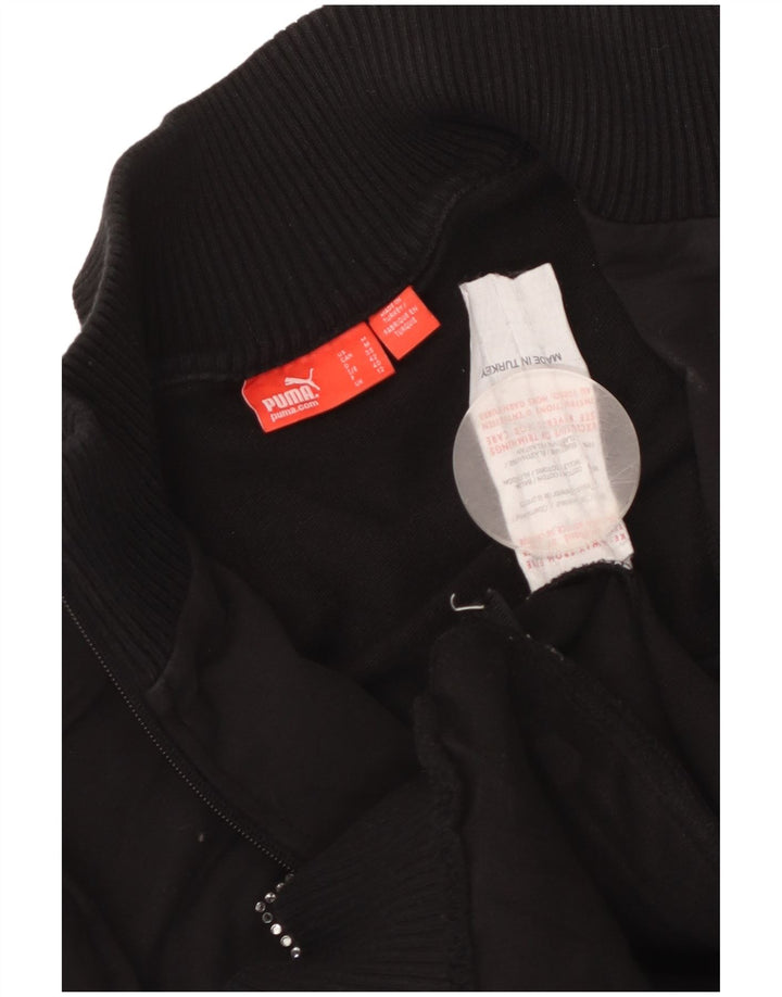 Giacca da tuta grafica da donna Puma UK 12 Medium Black Colourblock