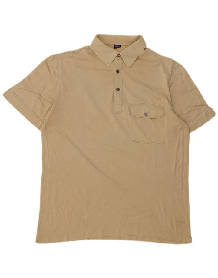 Polo da uomo Pooh in cotone beige medio