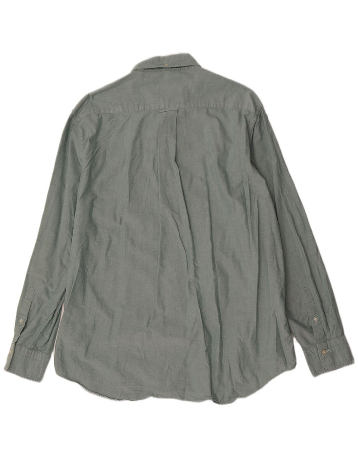 Gant Camicia da uomo vestibilità regolare taglia 45/46 2XL cotone verde