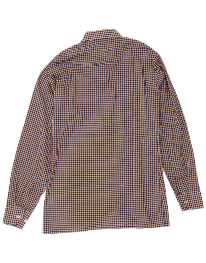 Camicia vintage da uomo a quadretti multicolore media