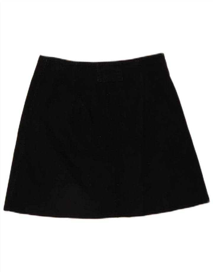 Minigonna vintage da donna W27 piccola nera