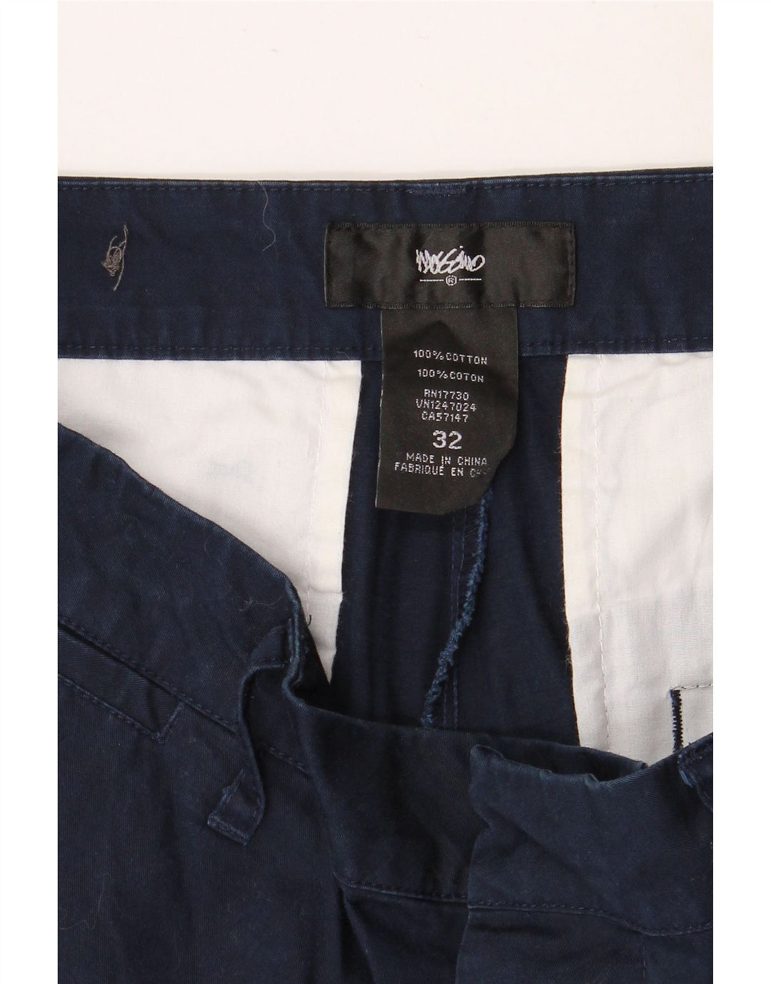 Pantaloncini cargo da uomo MOSSIMO W32 cotone blu navy medio