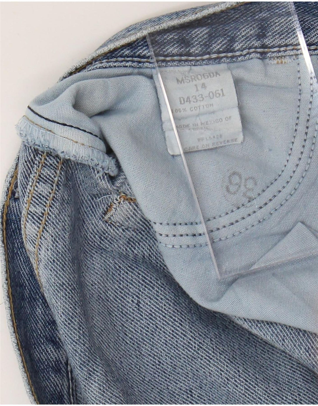 Pantaloncini di jeans da donna WRANGLER US 14 XL W36 cotone blu