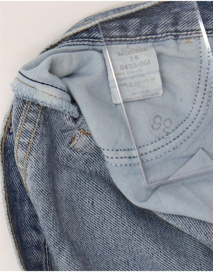 Pantaloncini di jeans da donna WRANGLER US 14 XL W36 cotone blu