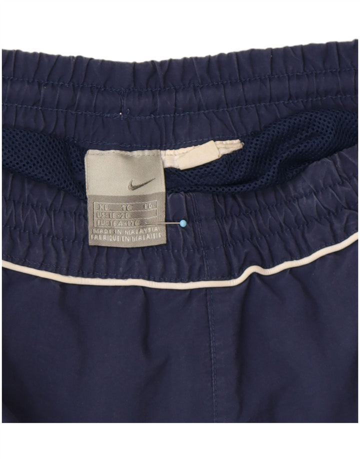 Pantaloncini sportivi con grafica NIKE da ragazzo 13-14 anni XL blu navy