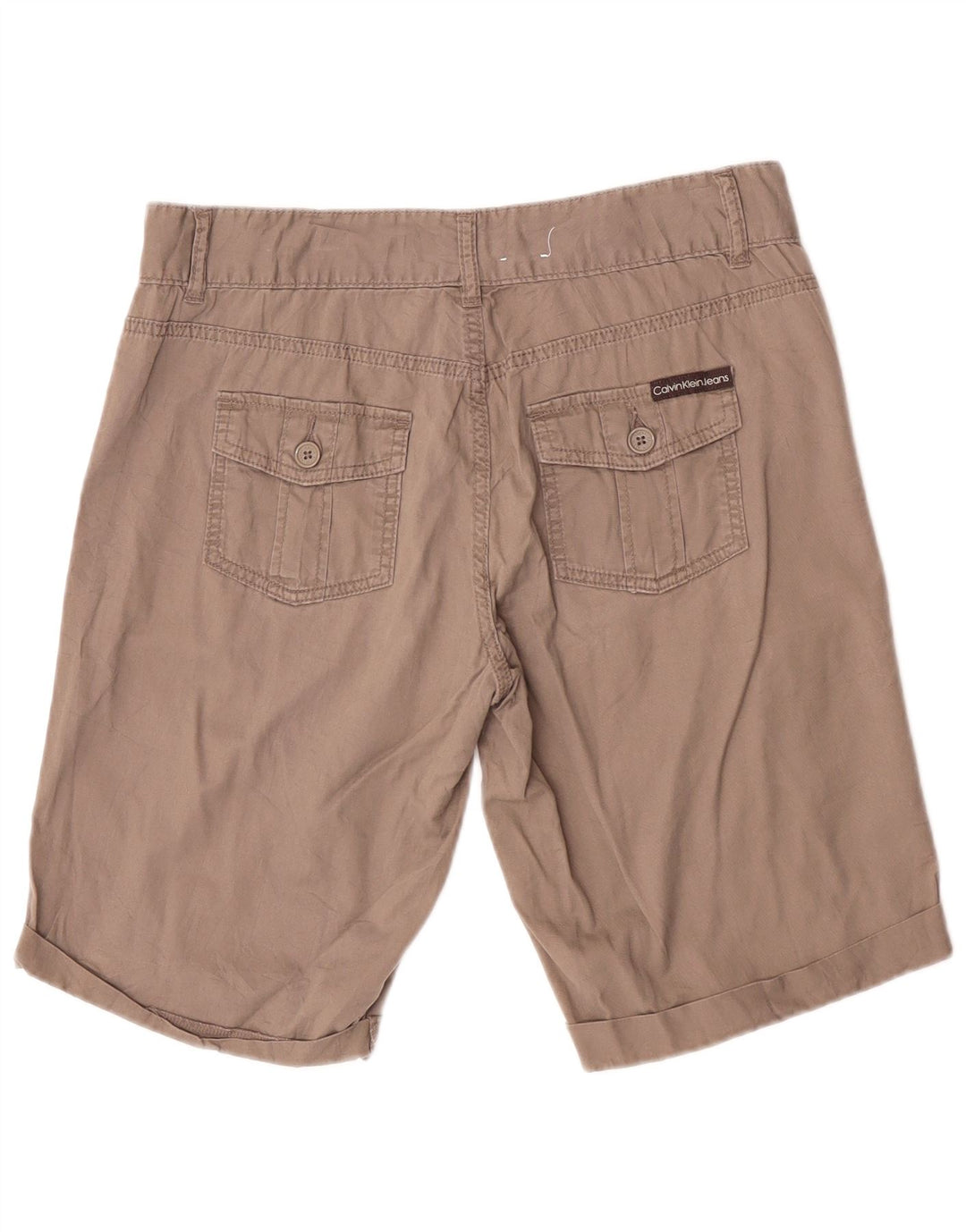 Pantaloncini cargo da donna Calvin Klein US 10 Medium W32 Cotone grigio