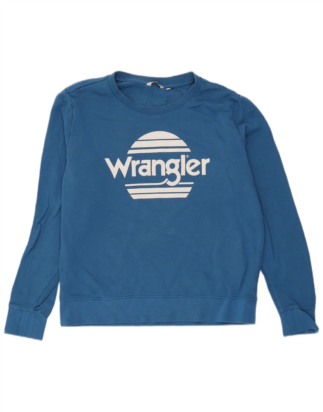 Felpa grafica da donna Wrangler UK 14 Cotone blu medio
