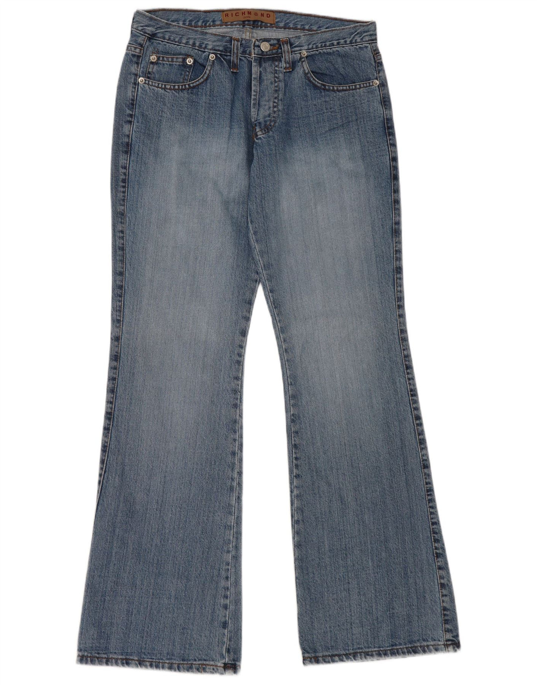 Jeans bootcut con grafica da donna Richmond IT 44 medio W30 L32 cotone blu