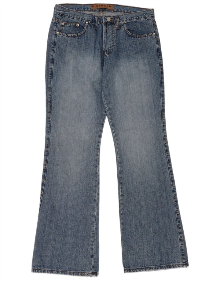 Jeans bootcut con grafica da donna Richmond IT 44 medio W30 L32 cotone blu