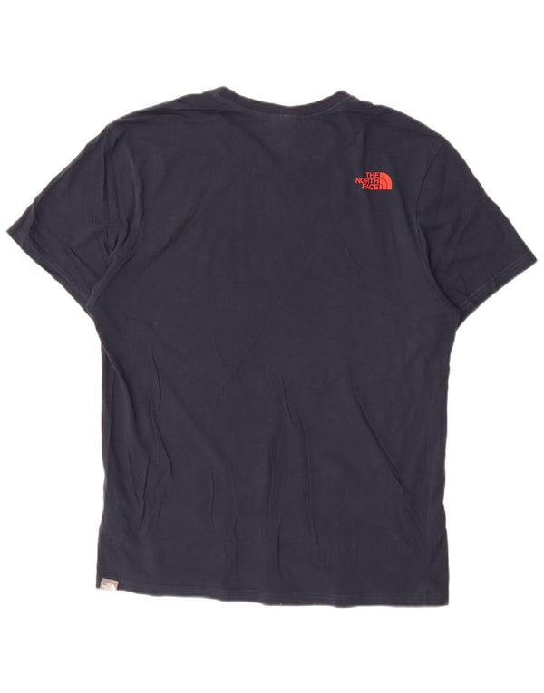 T-shirt da uomo The North Face Top Large in cotone blu navy