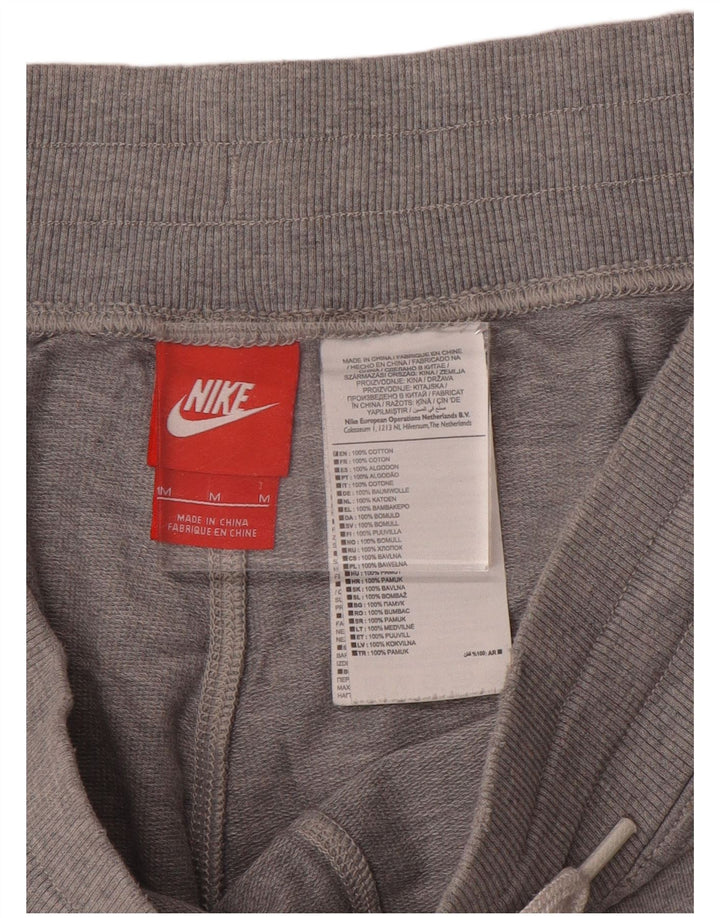 Pantaloncini sportivi Nike da uomo con grafica in cotone grigio medio