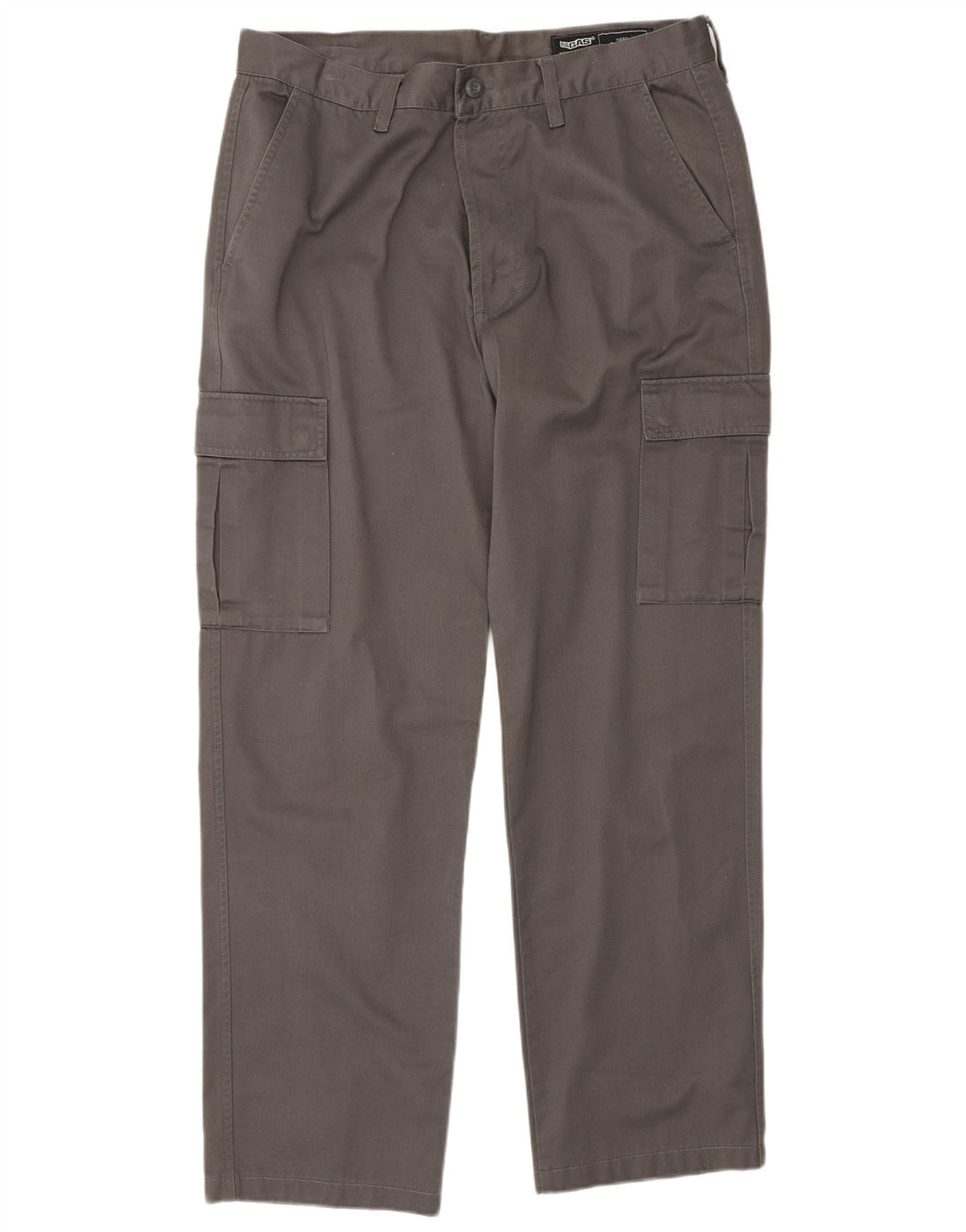 Pantaloni cargo dritti da uomo Gas W36 L31 in cotone grigio