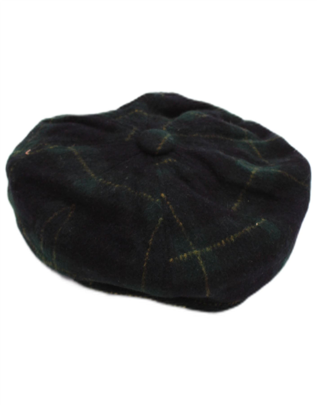 Coppola vintage da uomo piccolo a quadri blu navy