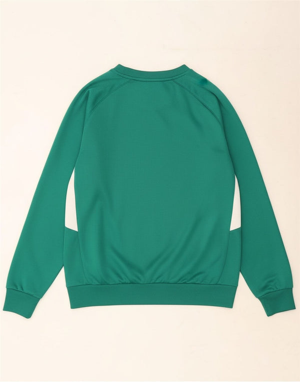 PUMA Felpa da uomo Maglione Large Verde Colourblock Poliestere
