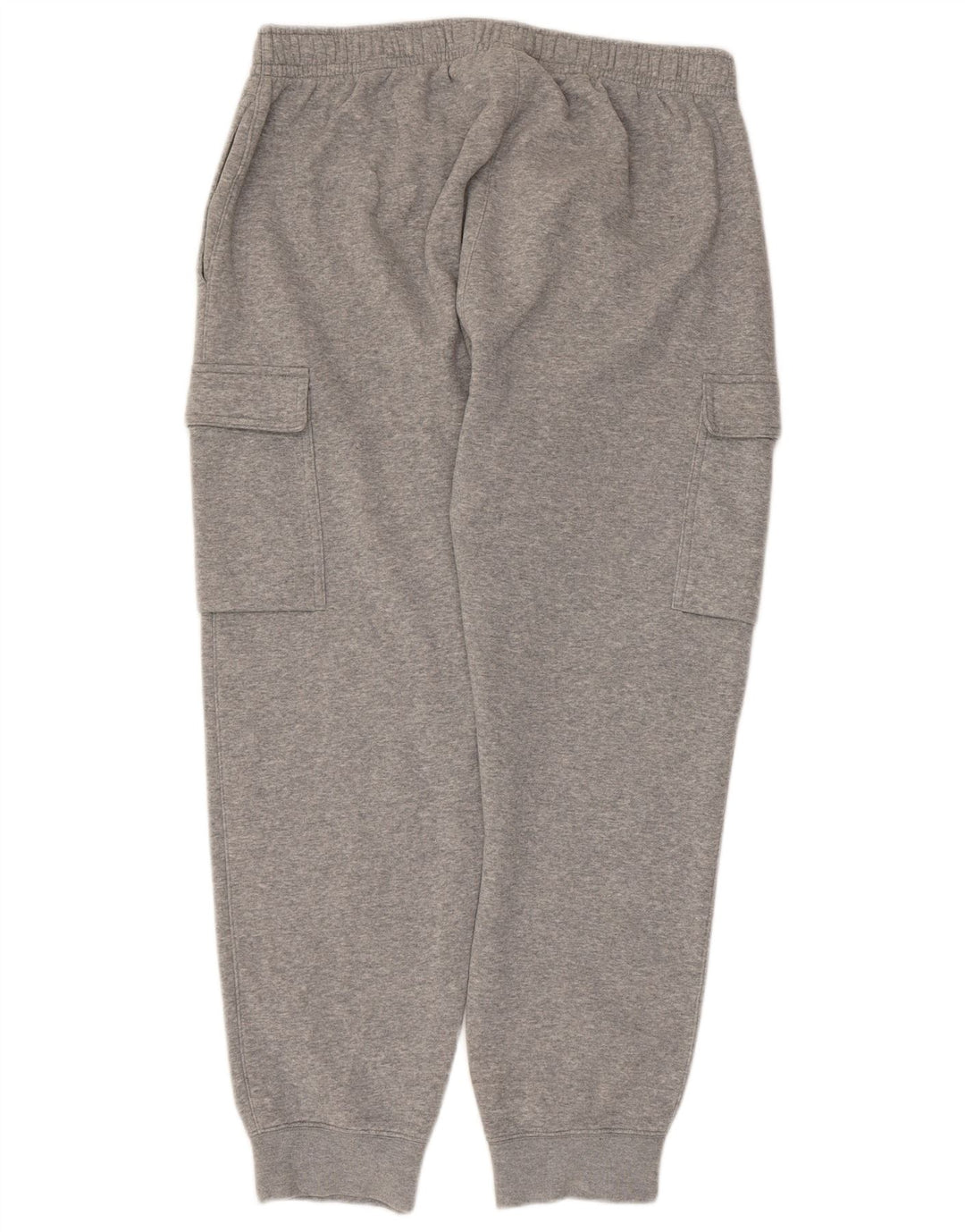 Pantaloni della tuta cargo Nike da uomo, pantaloni da jogging, grandi, in cotone grigio
