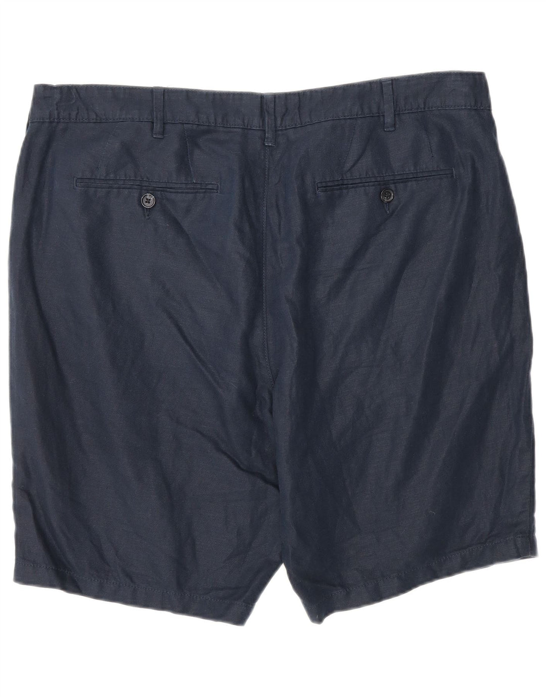 Pantaloncini chino da uomo Marks & Spencer W38 XL cotone blu navy