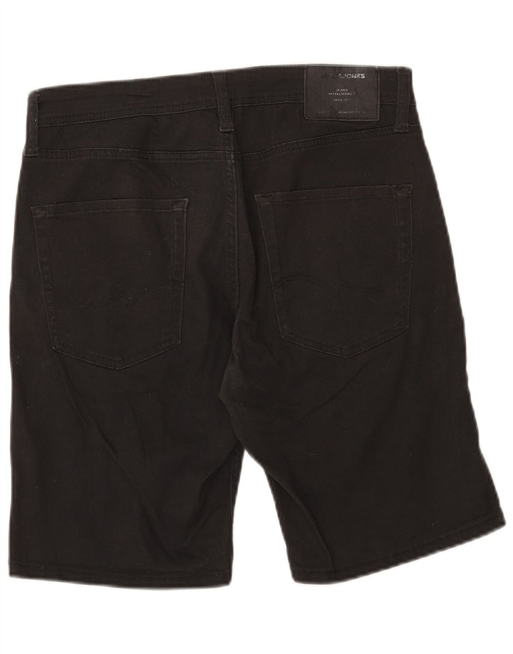 Pantaloncini casual regolari da uomo Jack & Jones medi W32 cotone nero