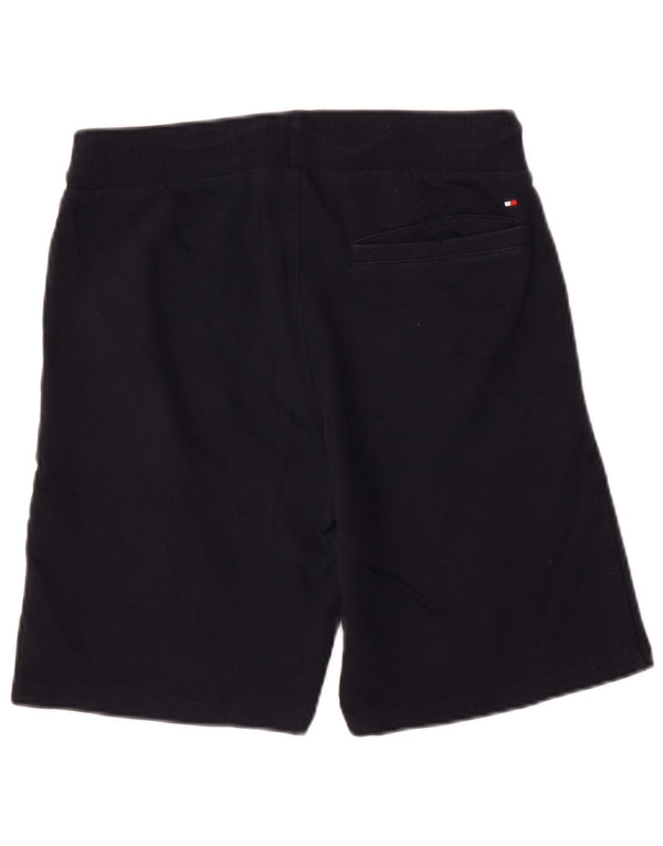 TOMMY HILFIGER Pantaloncini sportivi con grafica da bambino 15-16 anni in cotone blu navy
