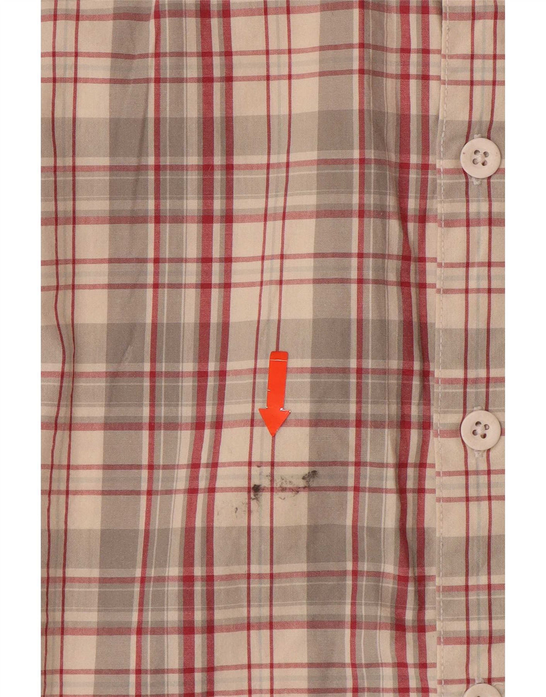 Camicia a maniche corte da uomo Weird Fish grande cotone a quadri multicolore