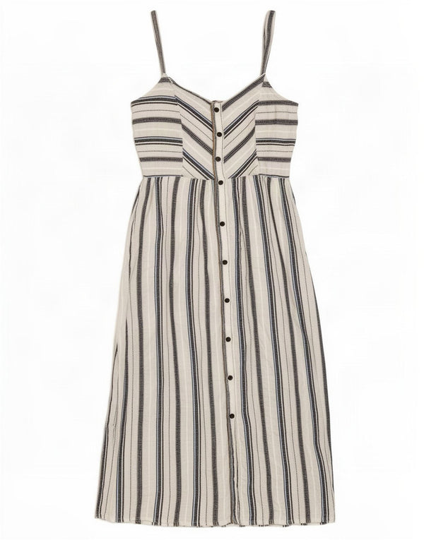 Vestito estivo Zara da donna UK 6 XS bianco a righe