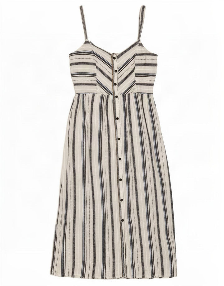 Vestito estivo Zara da donna UK 6 XS bianco a righe