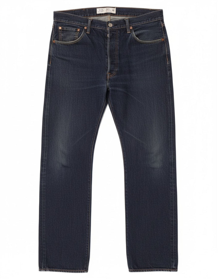 Levi's Uomo 501 Jeans dritti W38 L34 Cotone blu navy