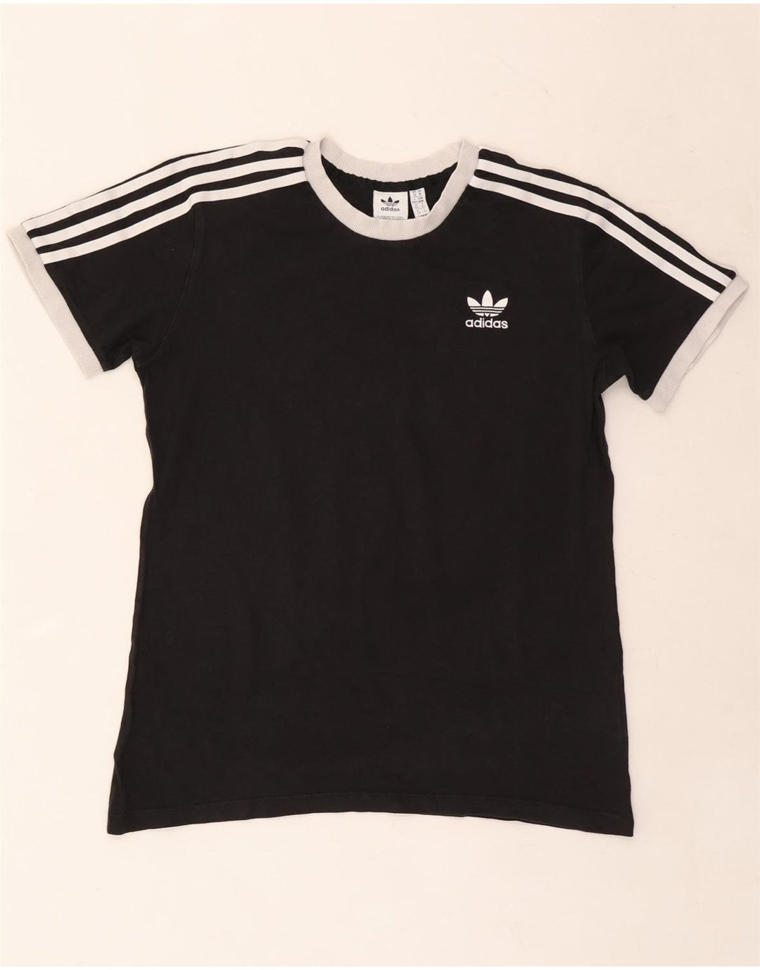 T-shirt da donna ADIDAS Top UK 14 cotone nero medio