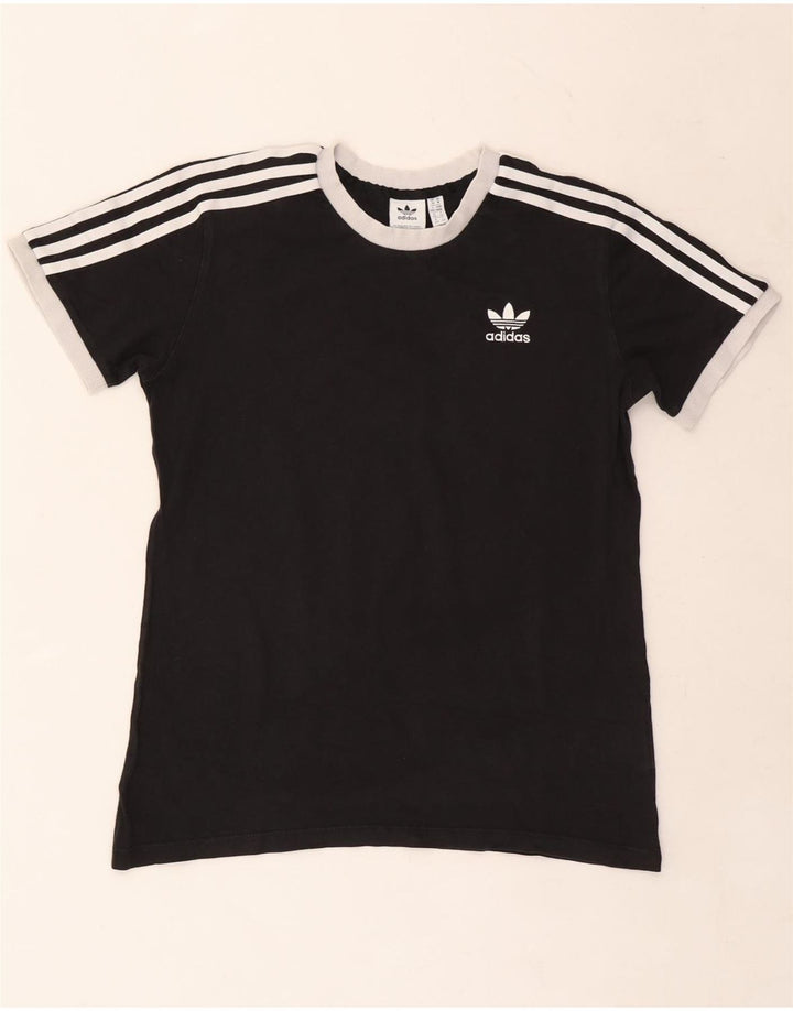 T-shirt da donna ADIDAS Top UK 14 cotone nero medio