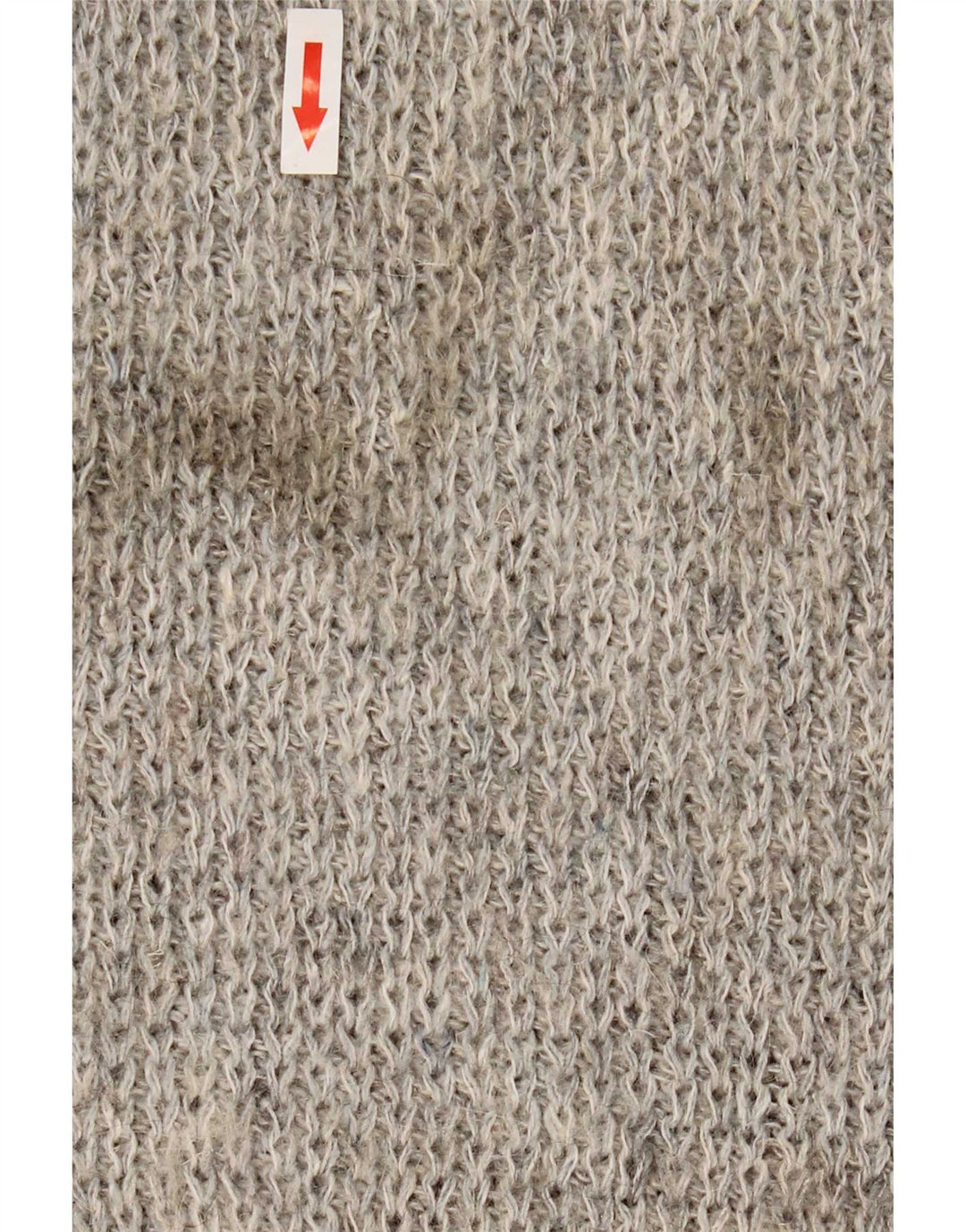 Maglione maglione girocollo vintage da uomo XL grigio geometrico