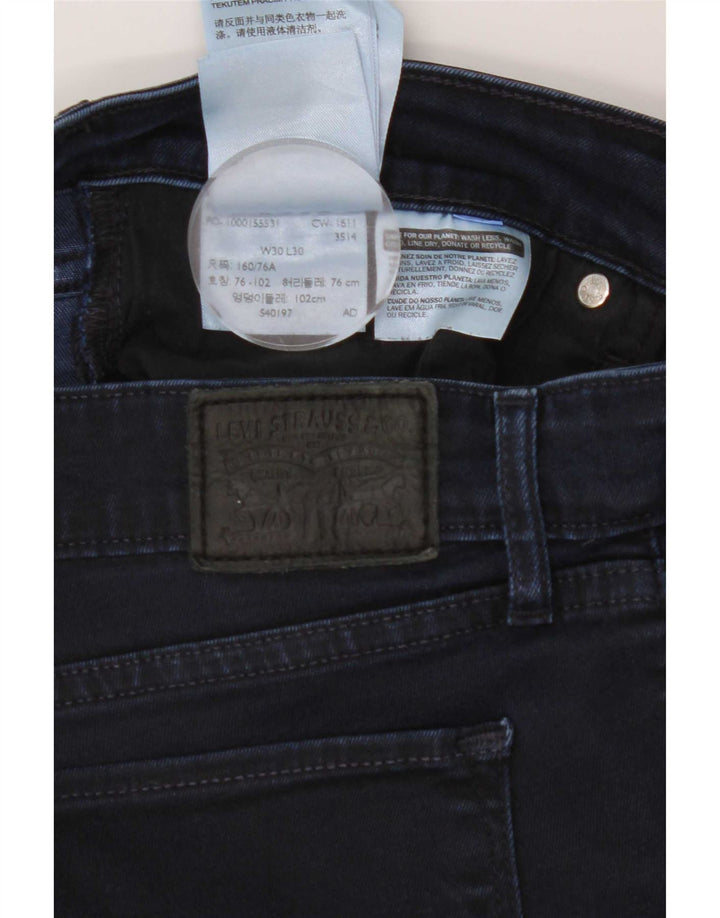 Jeans Levi's 712 Slim da donna W30 L30 in cotone blu navy