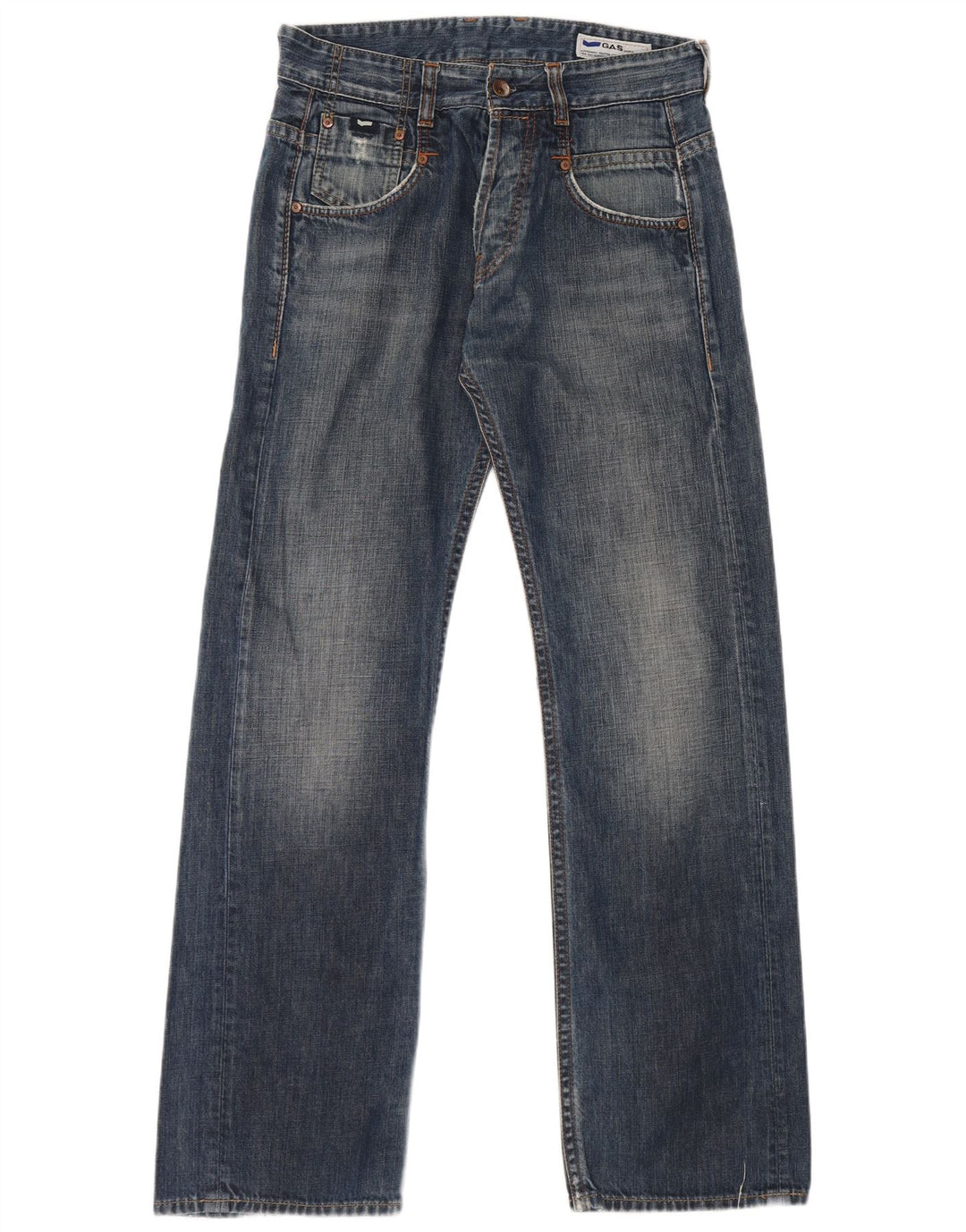 Jeans Bootcut da uomo Gas W30 L32 in cotone blu