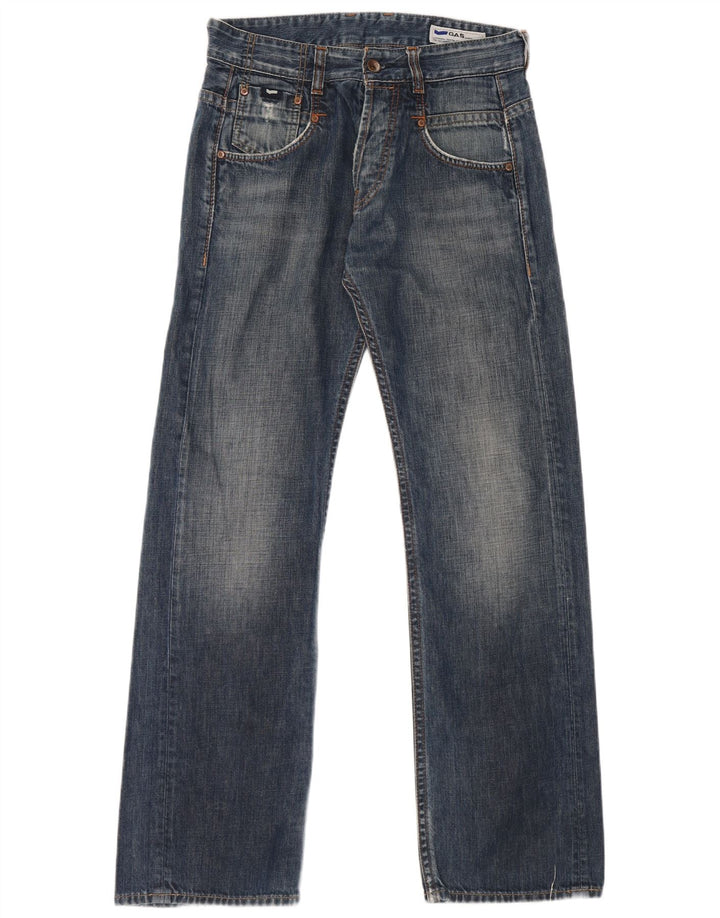 Jeans Bootcut da uomo Gas W30 L32 in cotone blu
