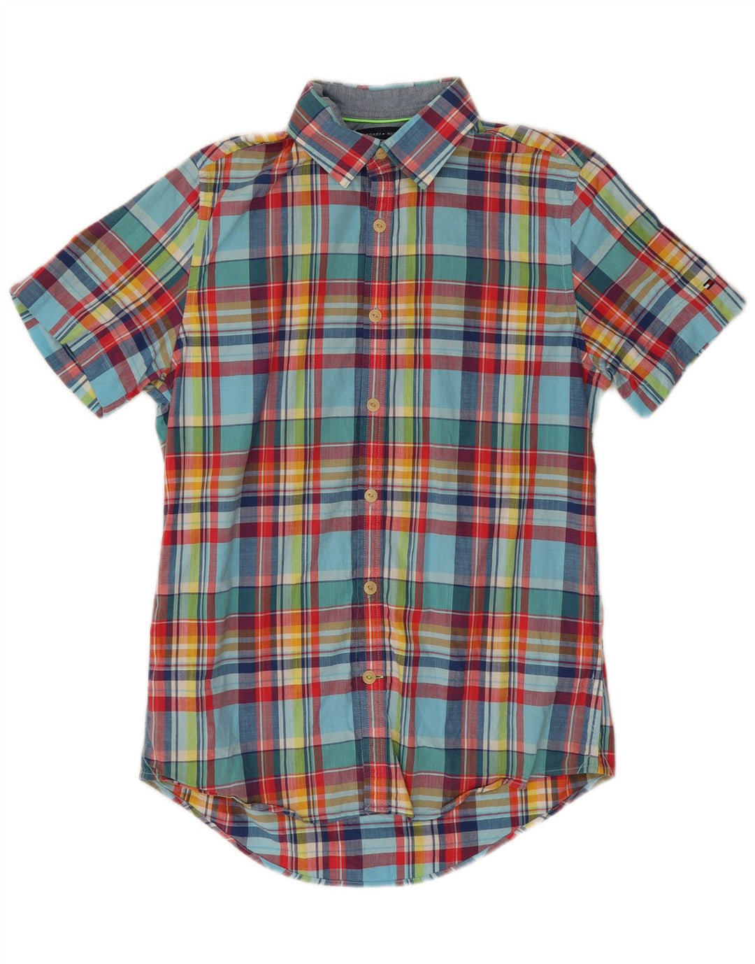 Camicia da uomo Tommy Hilfiger New York Fit piccolo plaid multicolore