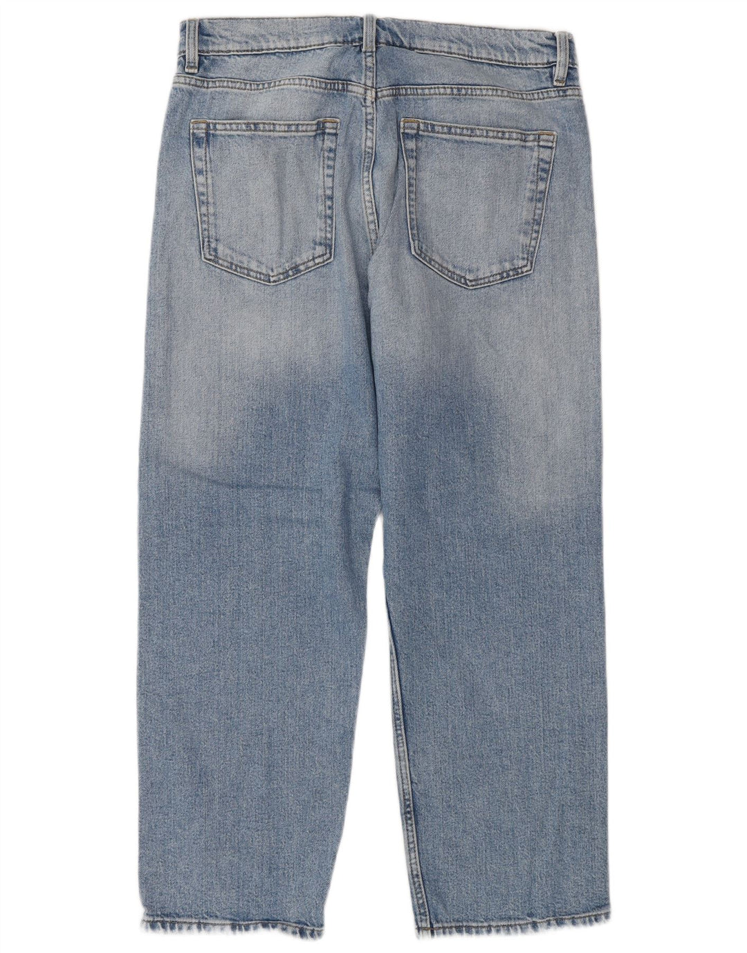 Jeans dritti regolari da donna Marks & Spencer UK 12 medio W30 L25 blu