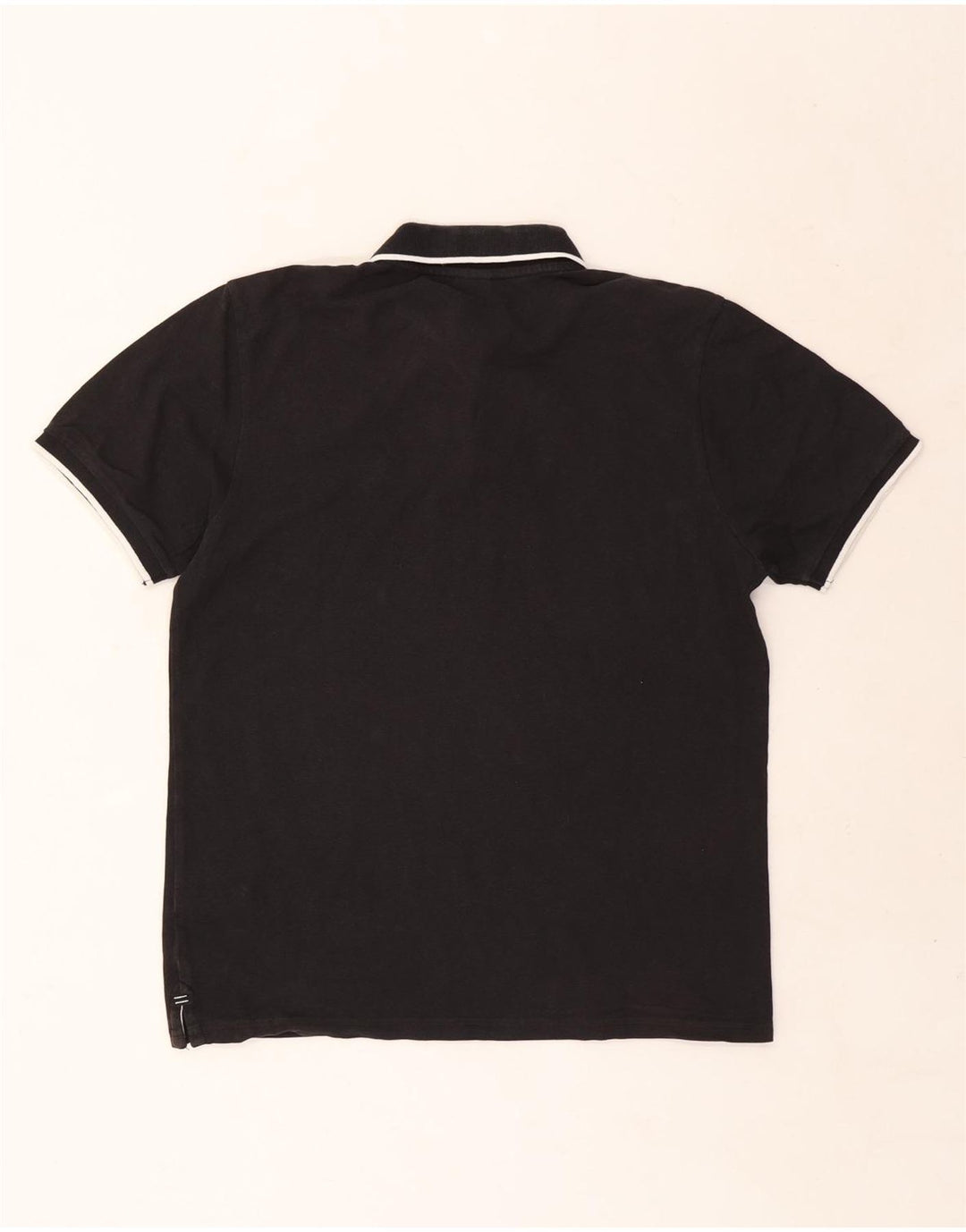 Polo da uomo North Sails in cotone nero medio