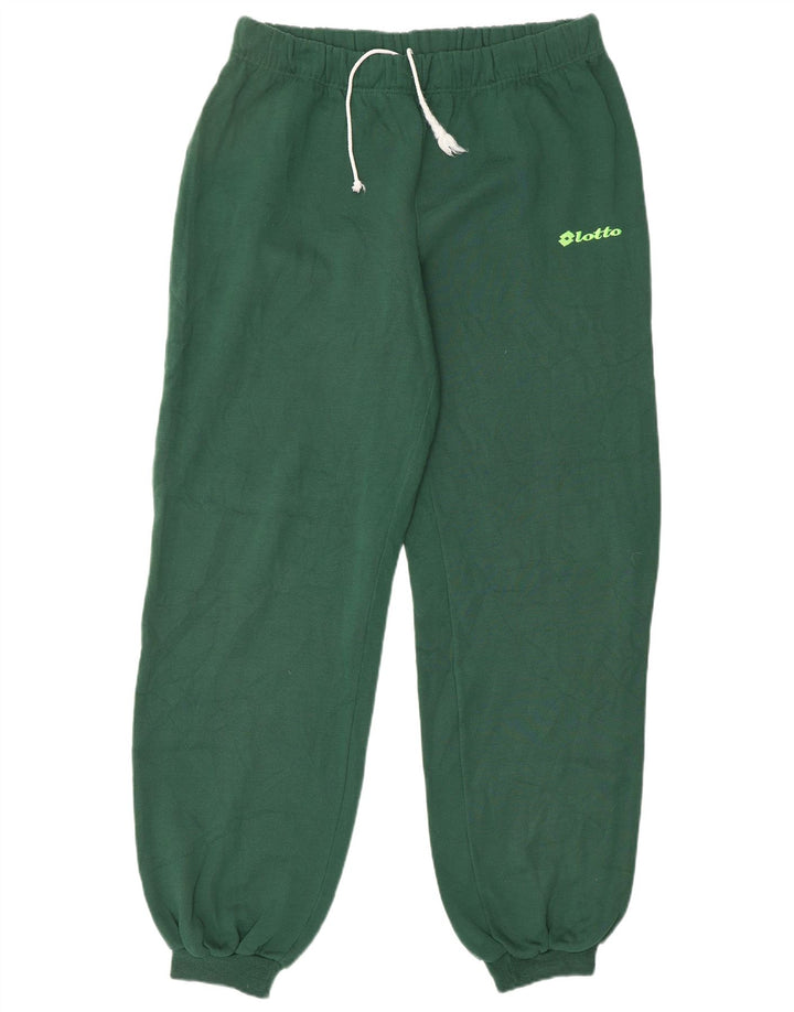 Pantaloni da tuta da uomo LOTTO Joggers in cotone verde medio