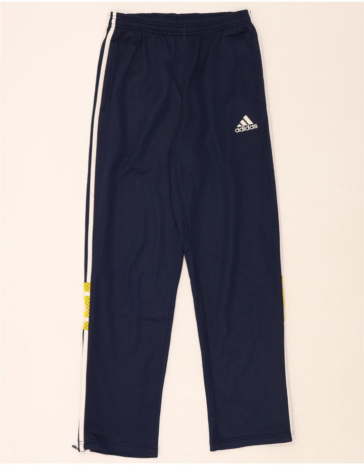 Pantaloni da tuta da uomo Adidas Medium Blu Navy Colourblock in poliammide