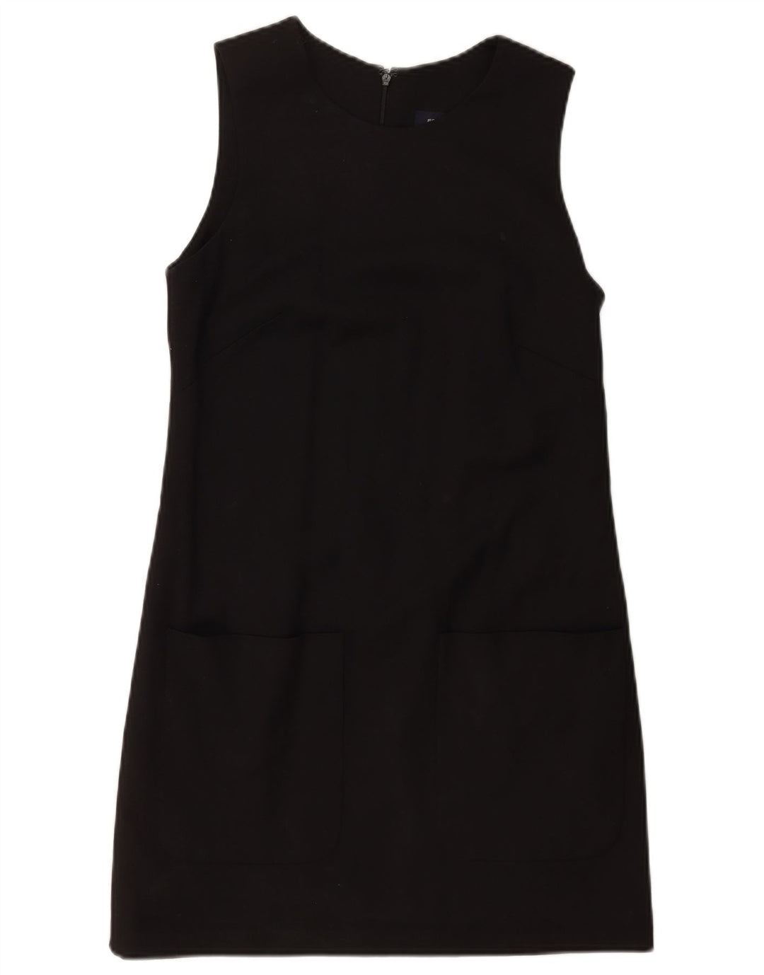 Abito a trapezio senza maniche da donna French Connection UK 10 piccolo in lana nera