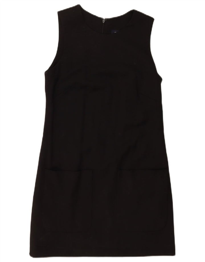 Abito a trapezio senza maniche da donna French Connection UK 10 piccolo in lana nera